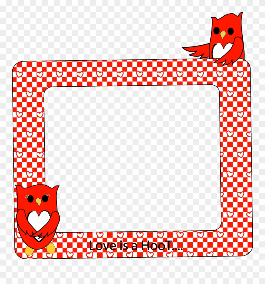 Clipart Frames Owl - Owl Frame Transparent - Png Download