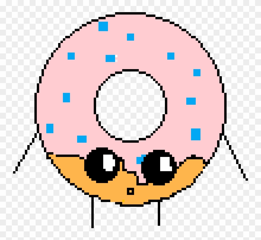 Cute Donut - Minecraft Circles Clipart