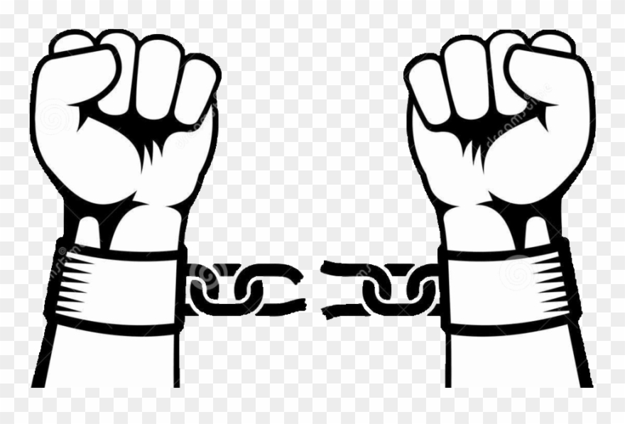 Download Hands Breaking A Chain Clipart Drawing Clip Manos Rompiendo