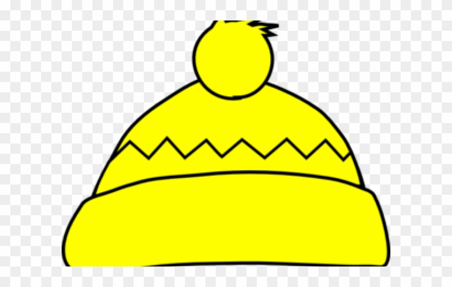 Scarf Clipart Warm Hat - Clipart Winter Clothes Black & White - Png Download