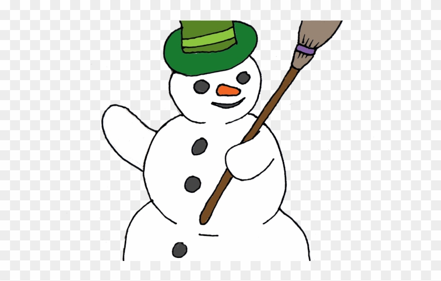 Snowflake Clipart Man - Snowman Clipart - Png Download