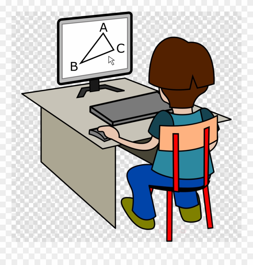 Download Solving Sums On Computer Clipart Mathematics - Solve Sums On Computer - Png Download