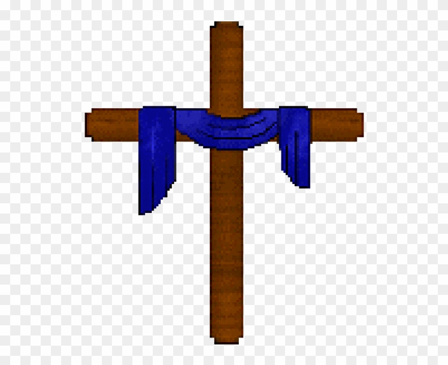 Purple - Wooden Cross Clip Art - Png Download