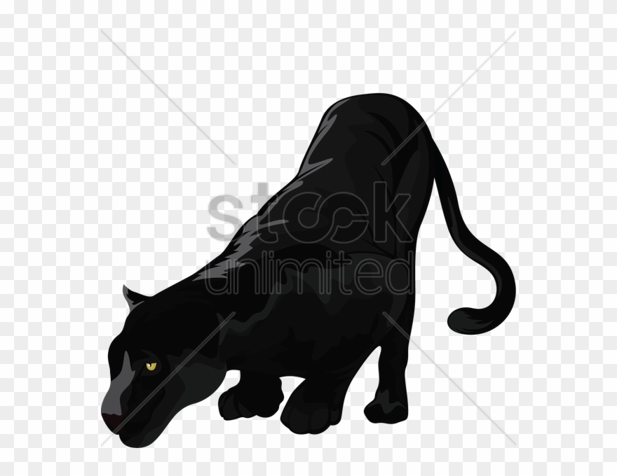 Black Panther Clipart Black Panther Black Cat - Vector Graphics - Png Download