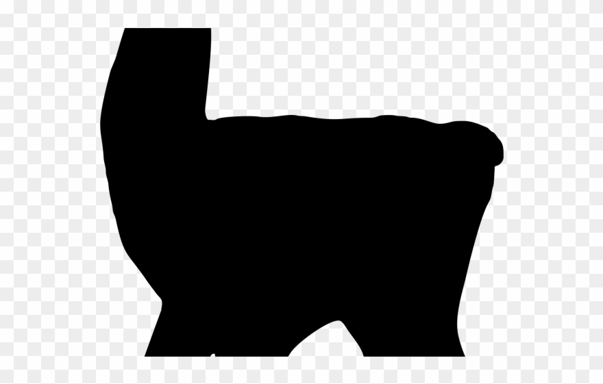 Llama Clipart Silhouette - Furniture - Png Download