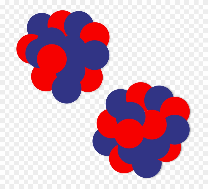 Chemistry Atoms Cliparts 28, Buy Clip Art - Protons And Neutrons Png Transparent Png