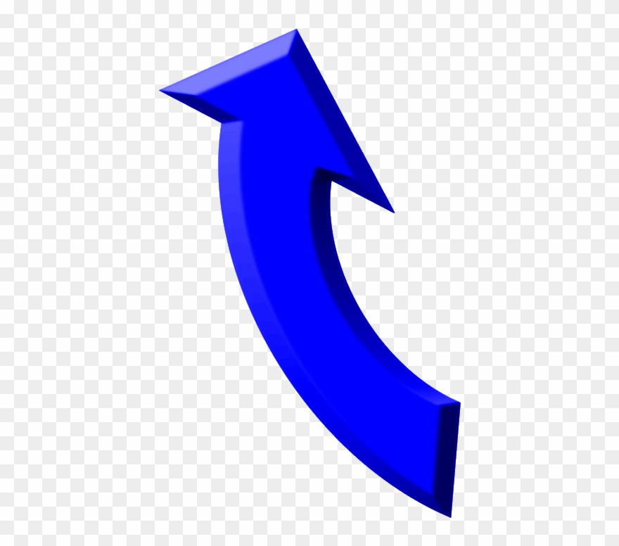 Arrow, Blue Curved, Three Phase Cycle, Left - Curved Arrow Gif Clipart