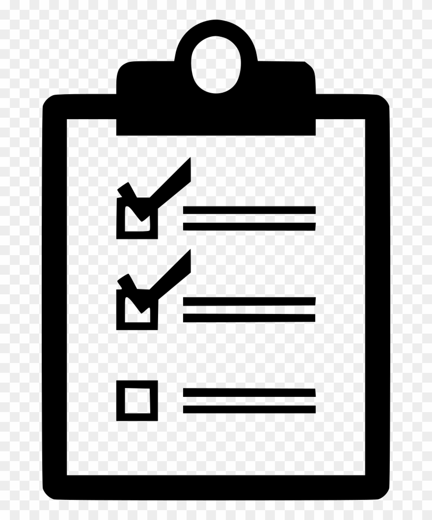 Verification Of Delivery List Clipboard Symbol Icons - Check List Icon Png Transparent Png