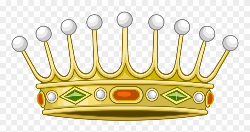 Open - Heraldic Crown Clipart