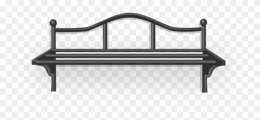 Porch Bench Cliparts 22, Buy Clip Art - Kursi Taman Vector - Png Download