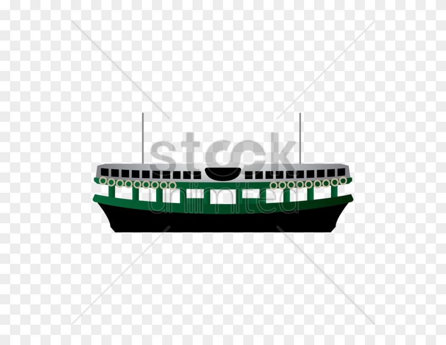 Hong Kong Ferry Vector Graphic - Hong Kong Ferry Vector Clipart