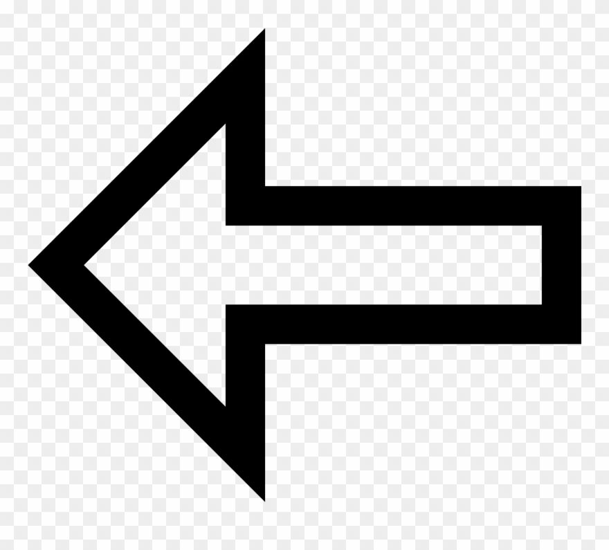 Arrow Pointing 14, Buy Clip Art - White Arrow Pointing Left Png Transparent Png