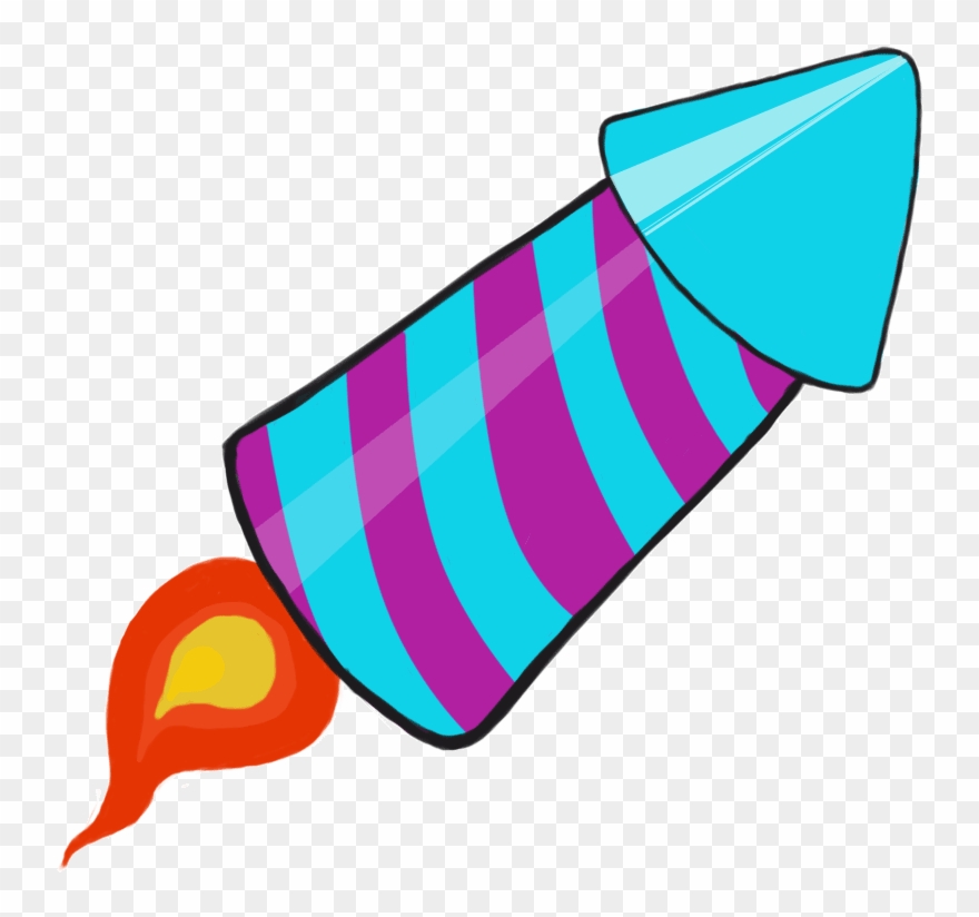 Animations Digital Monkey Business Aqua Socks Clip - Happy Diwali Rocket Gif - Png Download