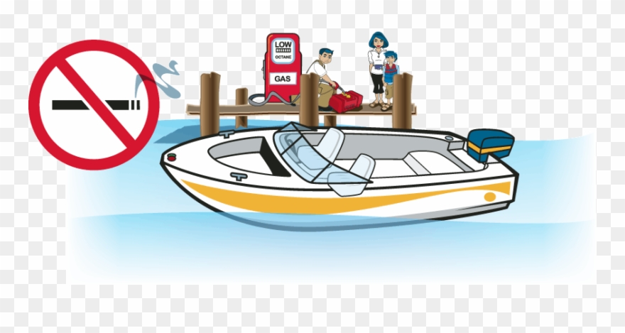 Boat Fueling Procedure - Boat Clipart