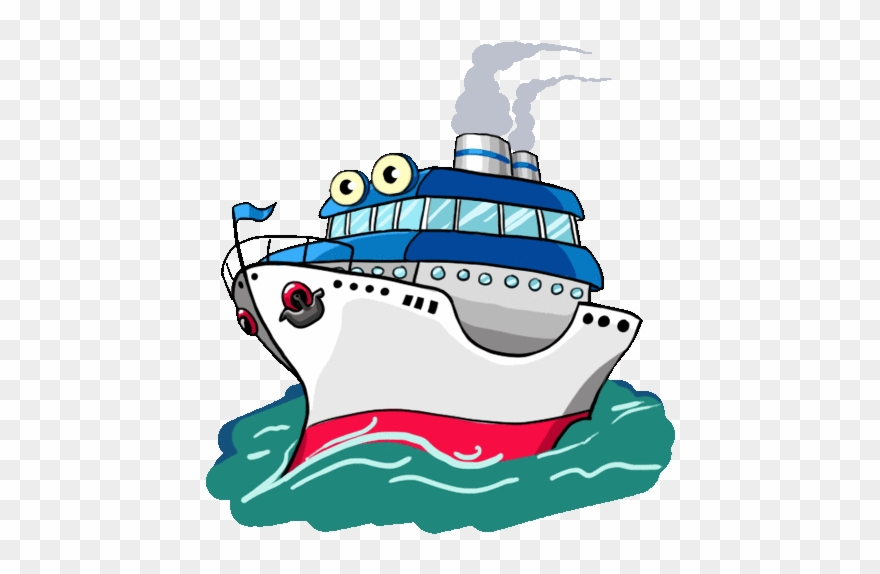 Cruise Clipart Water Ship - Illustration - Png Download