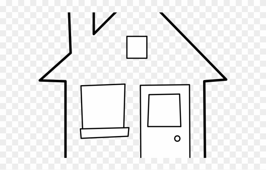 Mansion Clipart Mansion Outline - House - Png Download