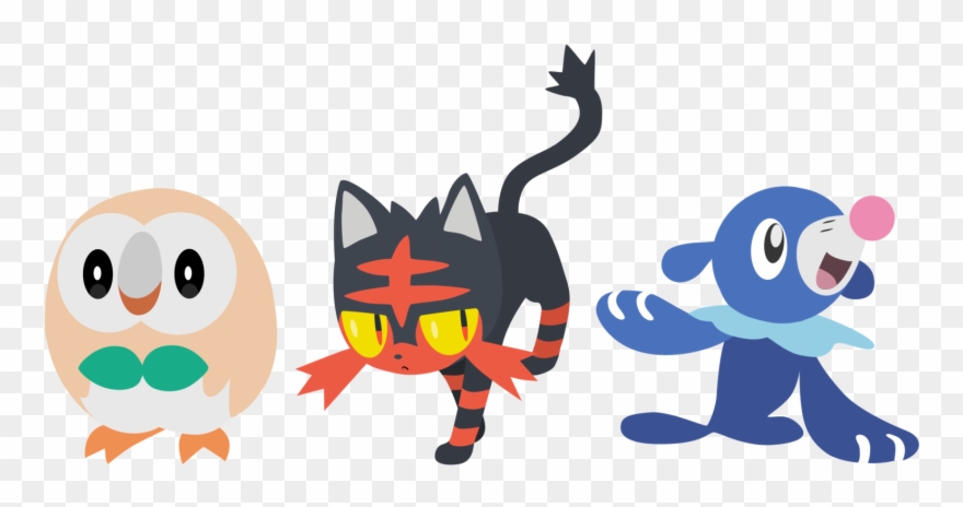 Best Free Pokemon Co Vector Images - Pokémon Moon - Nintendo 3ds Clipart