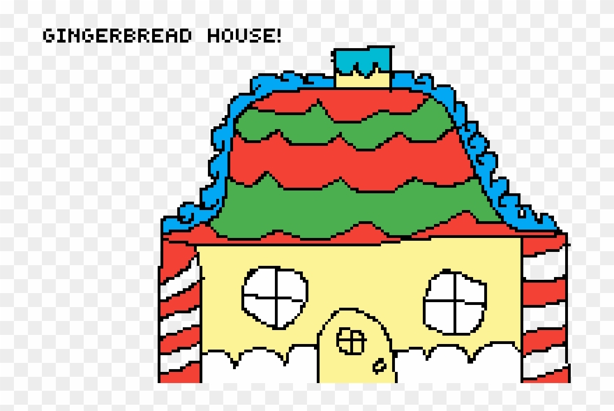 Gingerbread House Color Contest - House Clipart