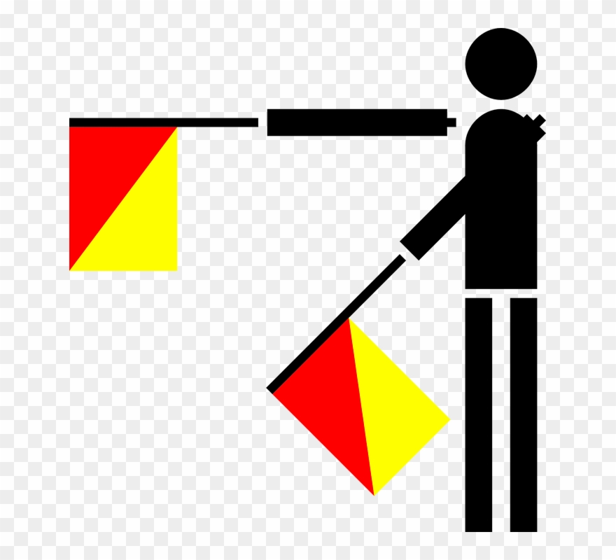 Nautical Flags Graphic 9, Buy Clip Art - Semaphore Flag H - Png Download
