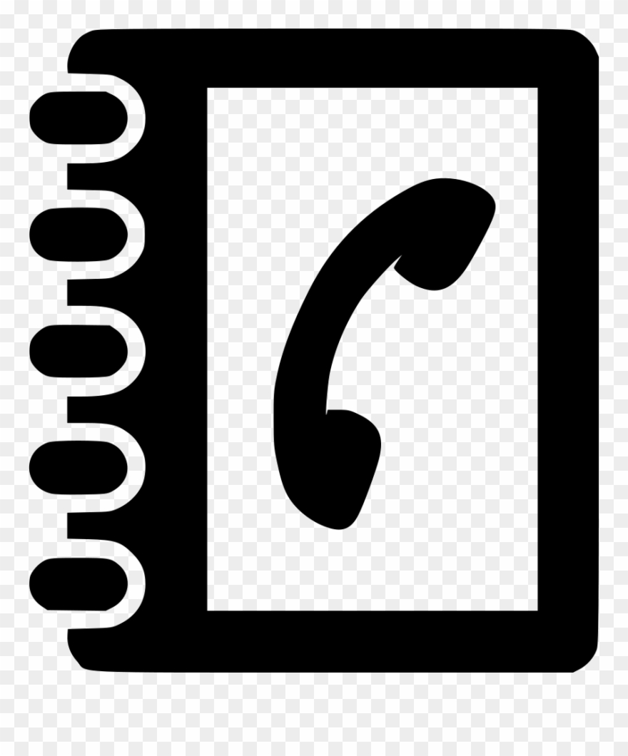 Phonebook Comments - Transparent Phonebook Icon Clipart