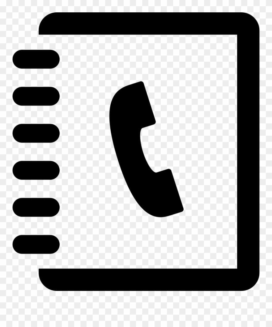 Basic Phone Book Comments - Icon Clipart