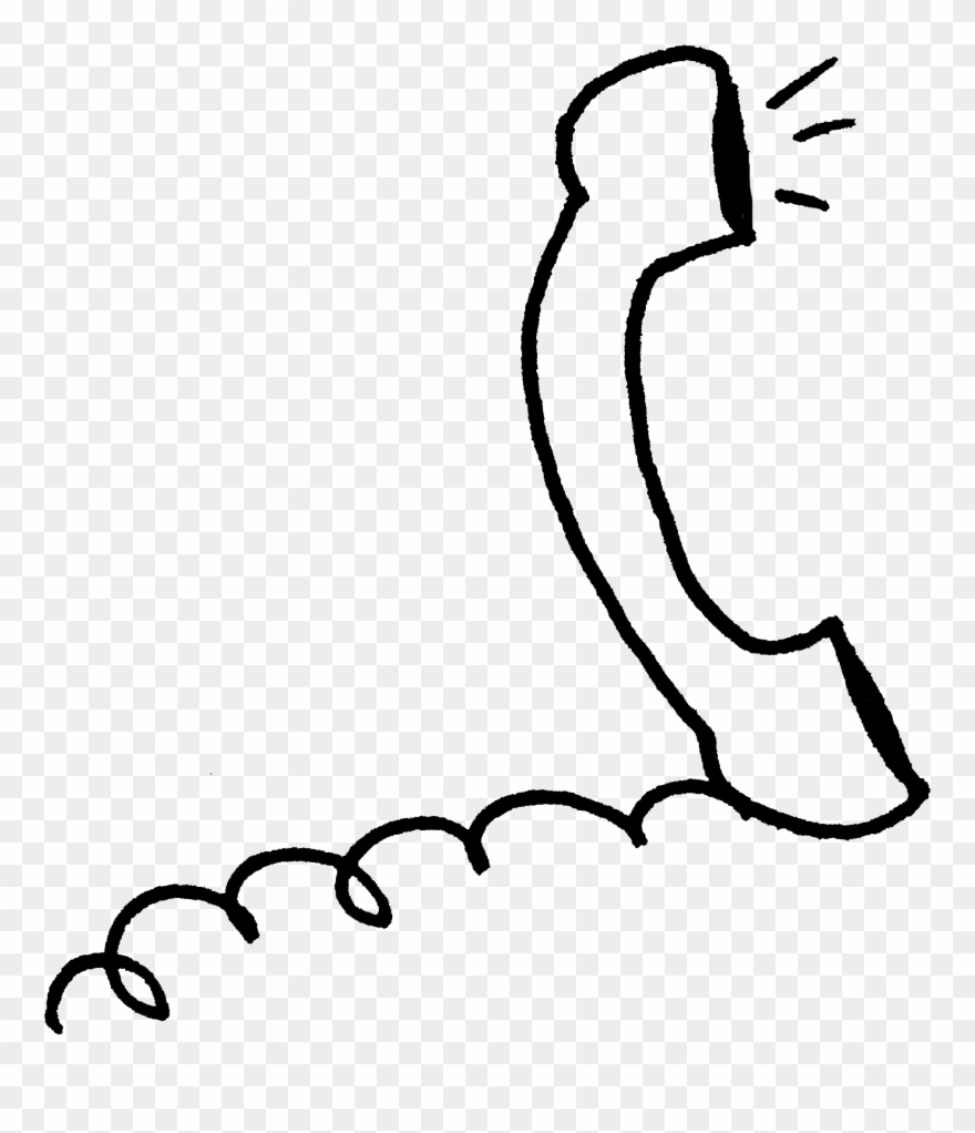Phone - Line Art Clipart