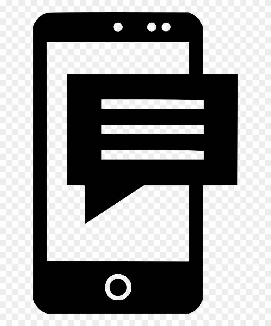 Sms Cell Phone Comments Clipart