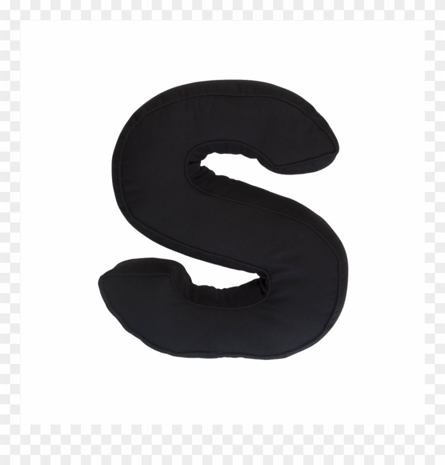 Letter S Transparent Black Clipart (#1294049) - PinClipart