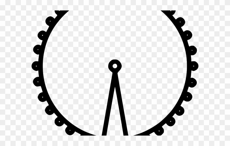 London Eye Clipart Png - Circle Dot Monogram Frame Transparent Png