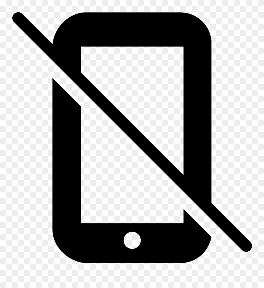 Téléphones Mobiles Interdits Icon - Mobile Device Clipart