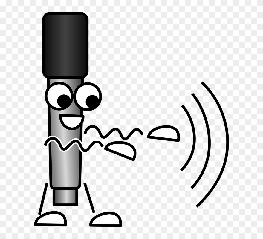 Black Wave Cliparts 12, Buy Clip Art - การ์ตูน เกี่ยว กับ เสียง - Png Download