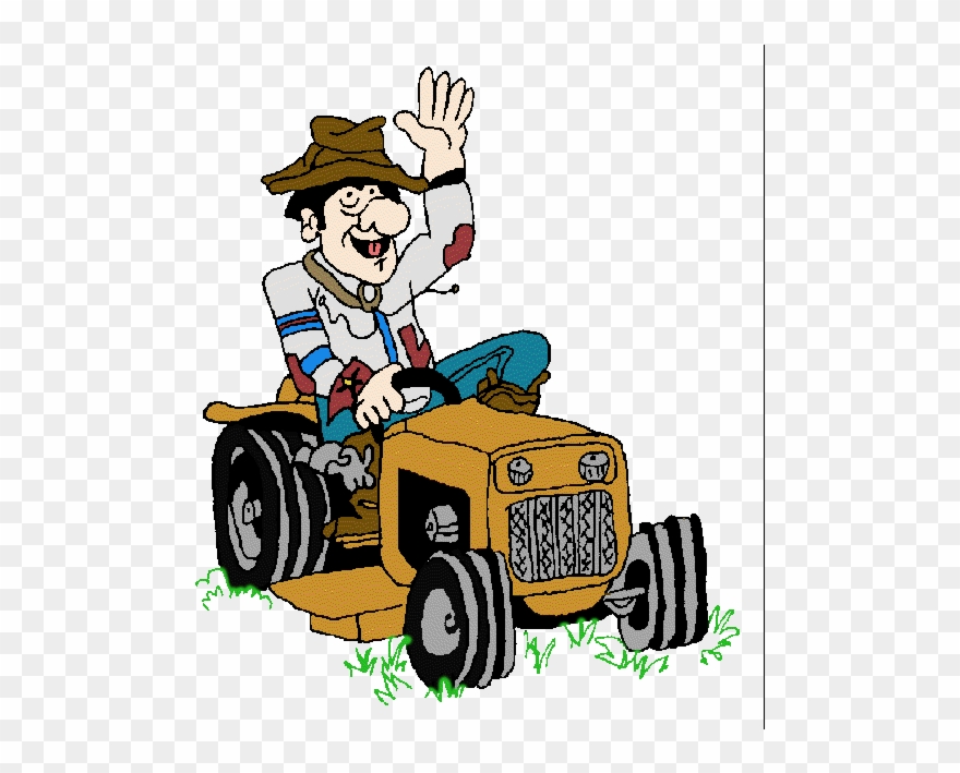 Tractor Clipart Images Cartoon Pictures - She Thinks My Tractor's Sexy Metal Novelty License - Png Download