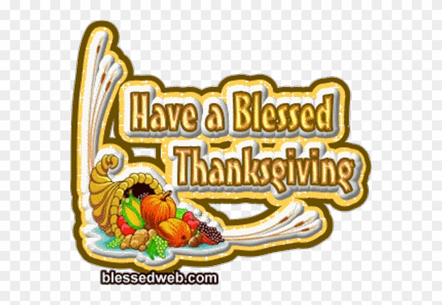 Happy Thanksgiving Blessings Gif Clipart