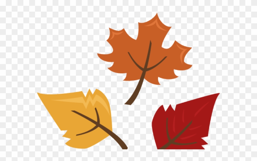 Autumn Leaves Clipart Autumn Season - Cute Fall Leaves Cartoon - Png Download