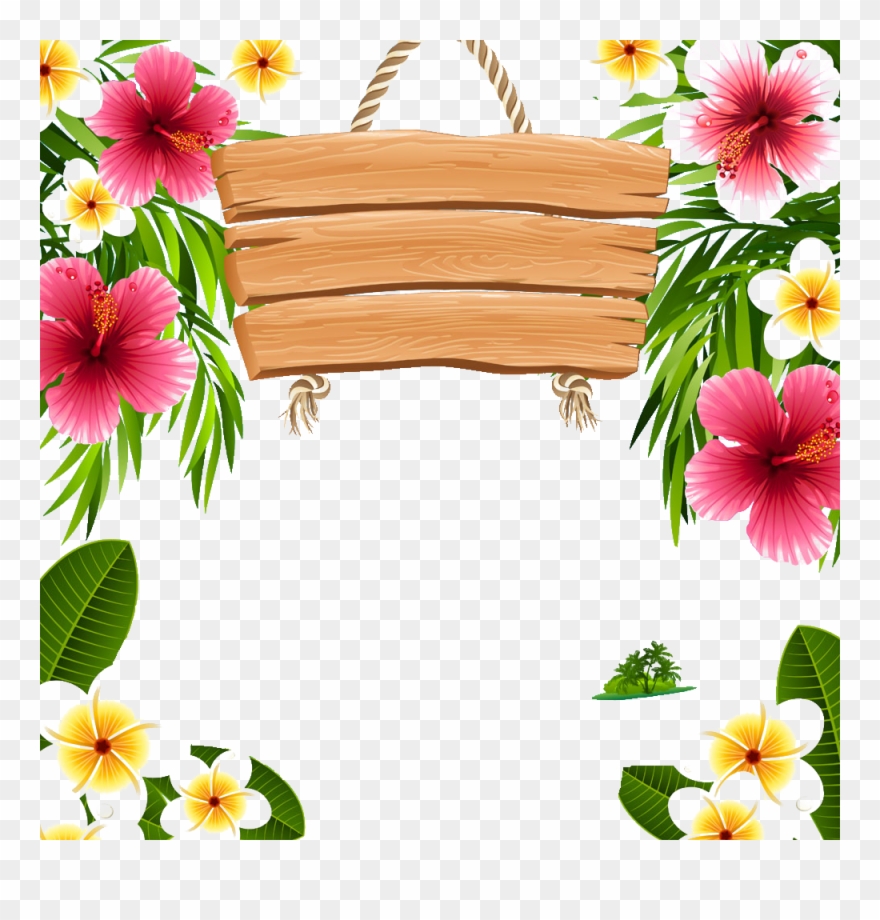 Hawaii Picture Frames Clip - Png Download