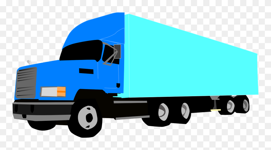 Boat Trailer Cliparts 8, Buy Clip Art - Clipart 18 Wheeler Truck - Png Download