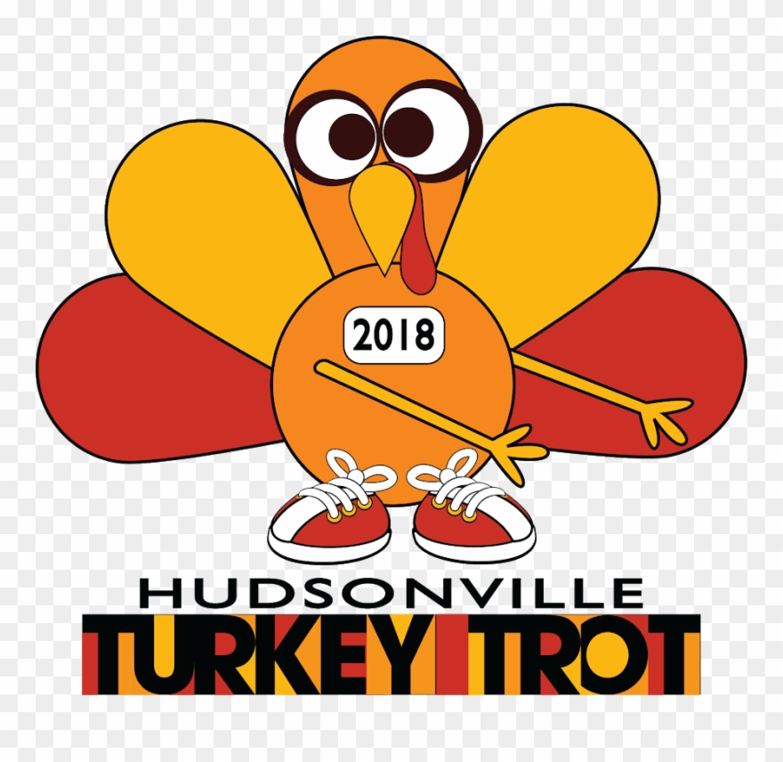 Turkey Trot 2018 - Cartoon Clipart