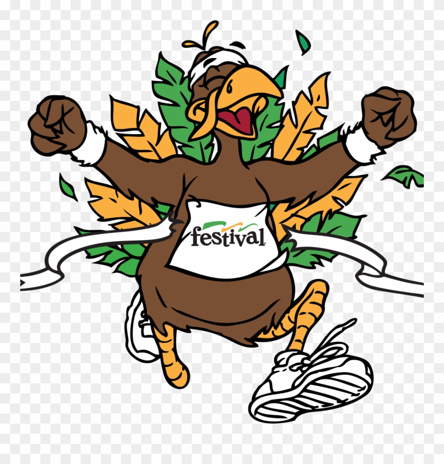 Festival Foods Turkey Trot Clipart