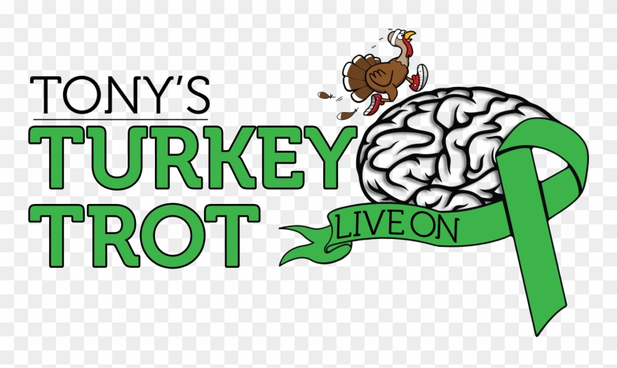 Tonys Turkey Trot For Brain Injury Awareness - Neurological Structures Of The Brain Coloring Book Clipart