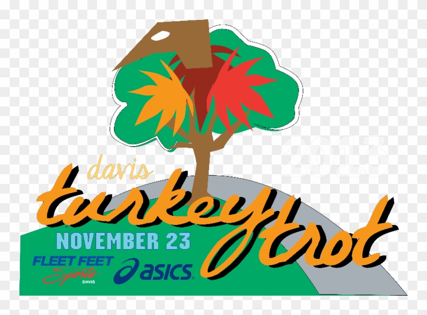 Greetings The Davis Turkey Trot - Asics Clipart