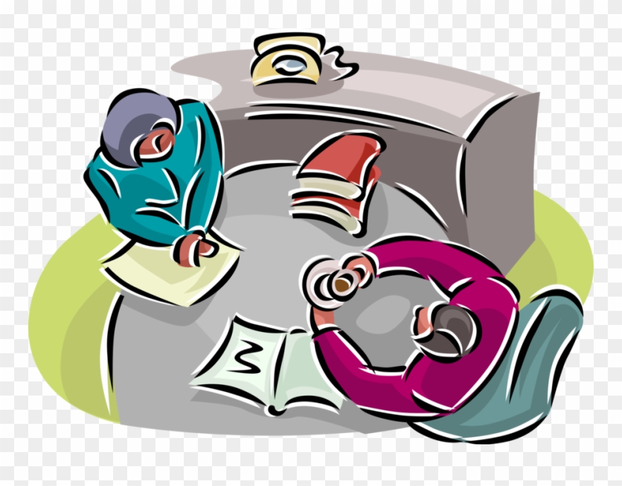 At Boardroom Table Vector Image Illustration Of - Concepto De Compensacion Clipart