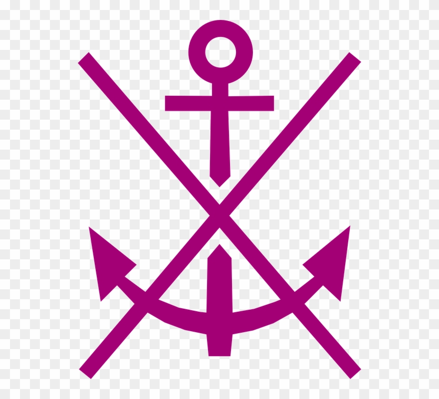 Anchorage Symbol On Chart Clipart