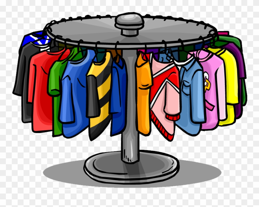 Clothes Rack - Clothes Png Clipart Transparent Png