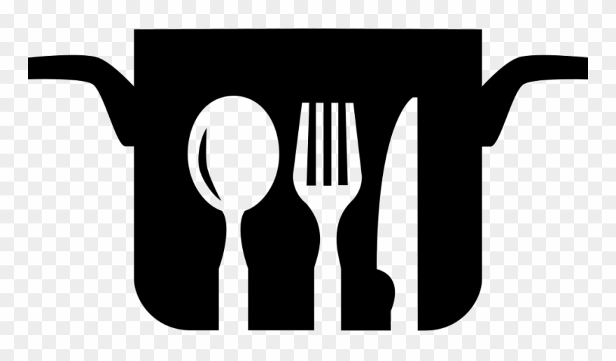 Cooking Pan And Cutlery Set Svg Png Icon Free Download - Voedselbank Clipart