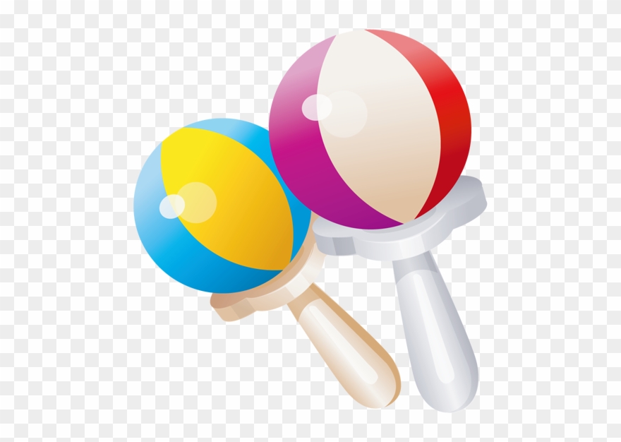 Graphic Freeuse Baby Rattle Toy Clip Art Shower Transprent - Детские Игрушки Пнг - Png Download