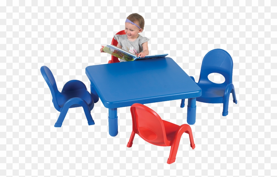 Angeles® Myvalue" Toddler Table & Chairs Set - End Table Clipart