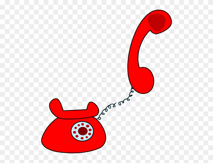 Puhelin Clip Art At Clker Com Vector Clip Art Online - Retro Phone Vector Png Transparent Png