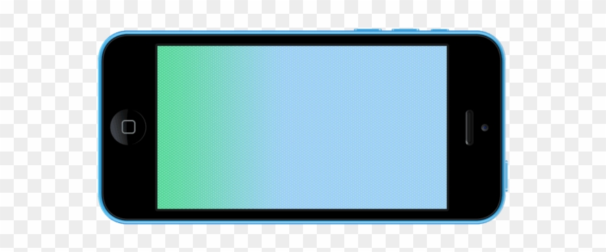 Iphone 5c Mock Up - Smartphone Clipart