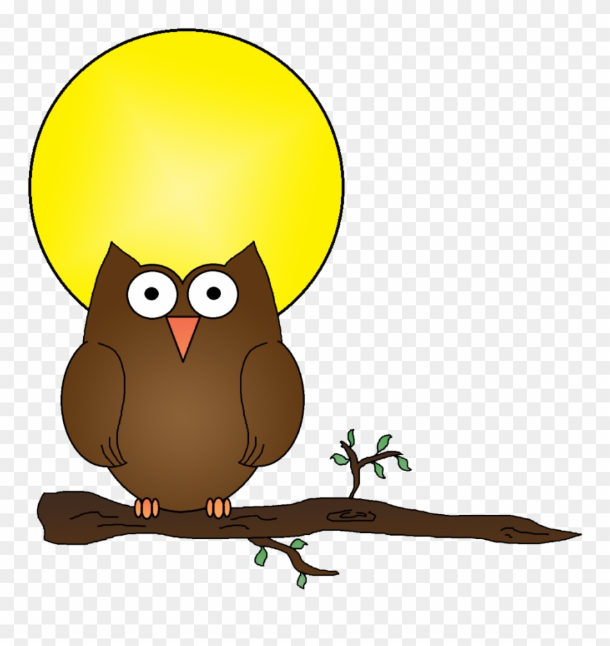 Sleeping Clipart Owl - Clip Art - Png Download