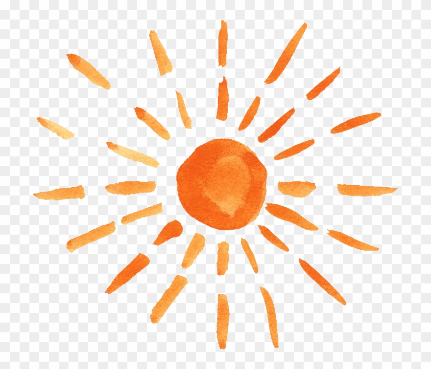 12 Watercolor Sun Vol - Clothing Clipart